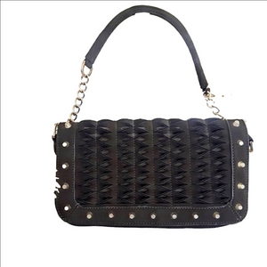 IZZY & Ali  Vegan  Pleated Design Medium sized Purse